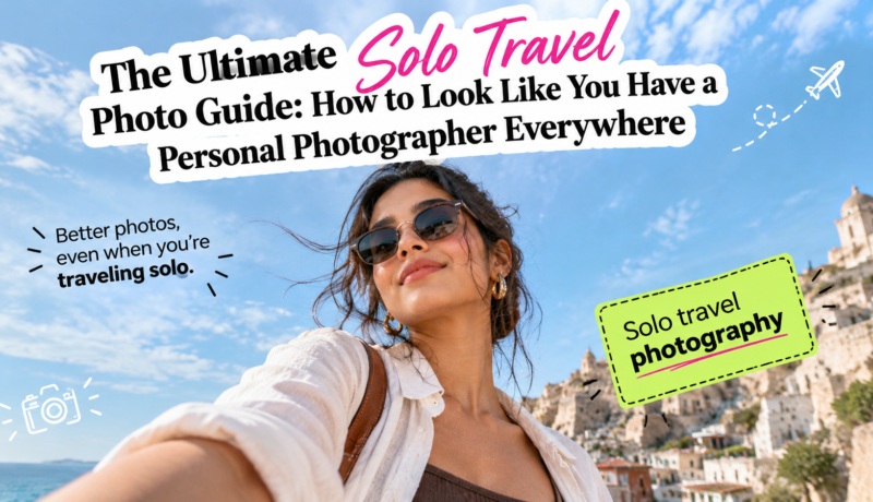 Solo Travel Photo Guide using Fashually